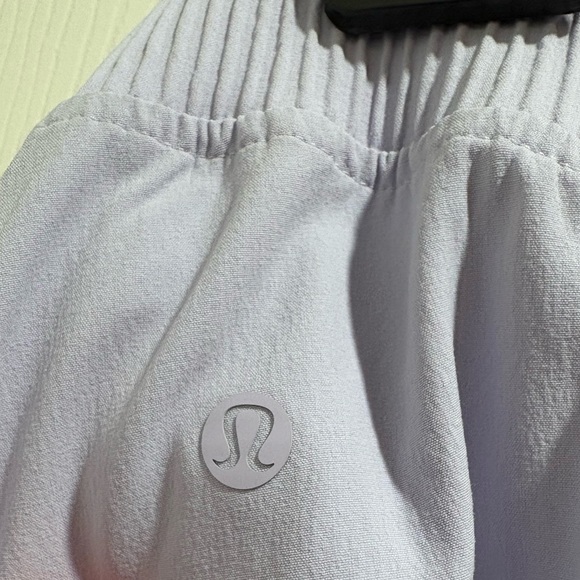 Lululemon Lavender Frost Stretch Woven Ruffle-Waist Midi Skirt Size XL NWT - Picture 11 of 13